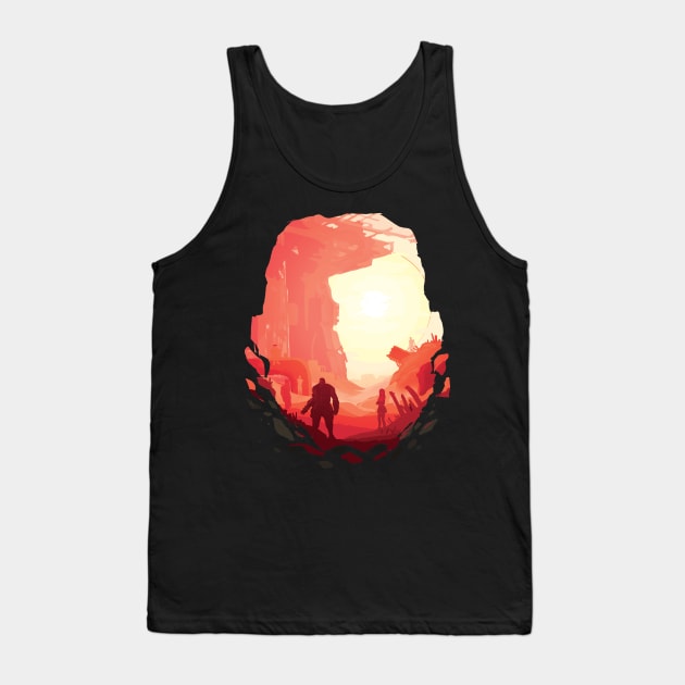 Barret Avalanche Cell Redv.:Final Fantasy 7 Remake Tank Top by Vertei